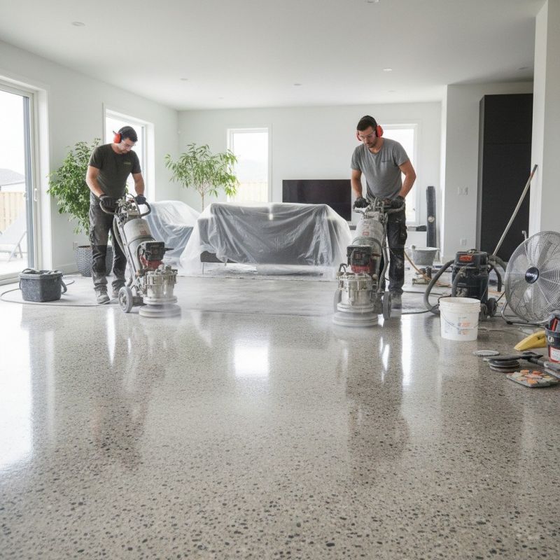 Basement Concrete Polishing in Louisville, KY
